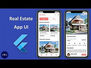 Real Estate App UI in Flutter