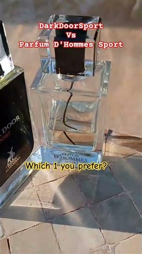 Dark Door Sport vs Parfum d'Hommes Sport | Maison Alhambra vs Fragrance World ⚡ 🔥 #fragranceclones