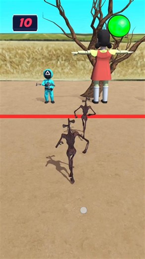 🤯 Squid Game 🎯 Part 33 | Red Light 🔴 Green Light 🟢 #shorts #shortfeed #viralgame #squidgamchallenge