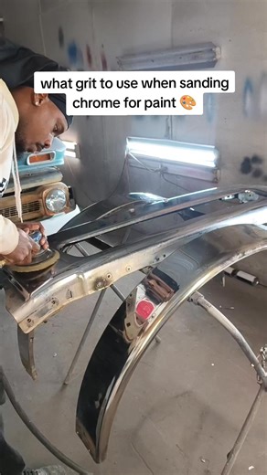 Markell Barnette on Instagram: "#automotivepainter #chromepainting #howtopaintchrome #prepwork #autobodypaint #chrome #paint #colormatch"