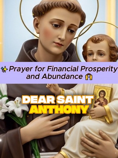 Prayer to Saint Anthony for Financial Prosperity