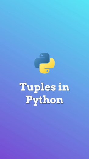 Tuples in Python #pythonprogramming #learnpython #pythoncode