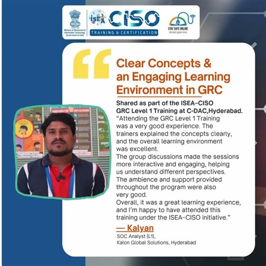 Cyber Awareness Through GRC Training | ISEA CISO Training