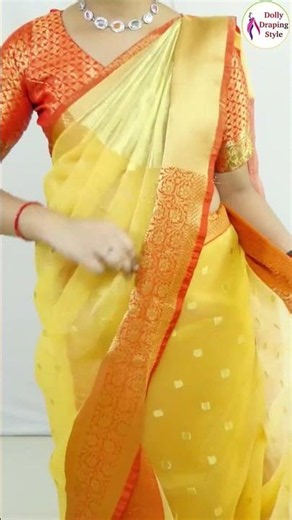 How to wear Heavy Silk saree draping #drape #fashion #fashion