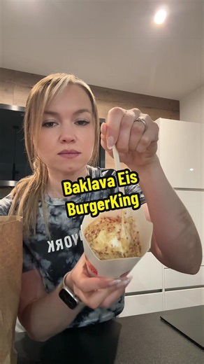 Baklava Eis von BurgerKing #burgerking #baklava #tastetest #icecream #ice