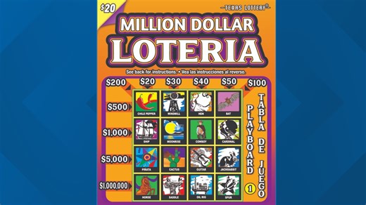 Waco resident wins $1 million from a scratch off