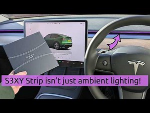 Installing a S3XY STRIP into my legacy Tesla Model Y