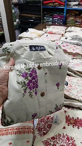 Karandi khaddar embroidered stiched 3 pc 3500 book on website and wats app cod available #dress #workingwomen #stiched ##wintercollection | Ambreen clothing