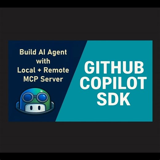 Shweta Lodha on Instagram: "Configure MCP server using GitHub CoPilot SDK #AI #GitHubCoPilot #AIAgent #mcp #pythonprogramming"