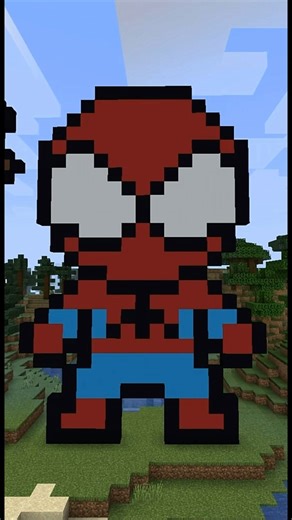 Minecraft Spiderman Build.. #minecraft #minecraftdaily #minecraftbuilding #MinecraftCommunity #spiderman #relatable | Adoty X Slurt