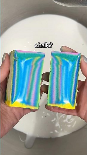 Can Crumble Chalk Dye Slime?? 🎨