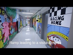 Here's a look inside at Camp Hill state prison visitors center