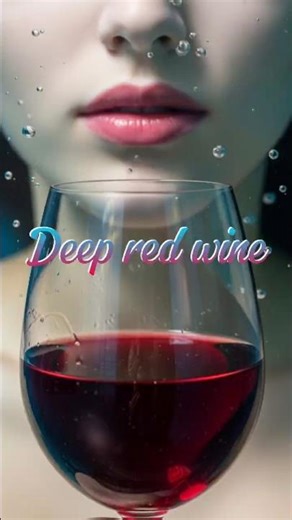 Mermaid🧜‍♀️Deep red wine🍷