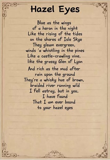 Hazel Eyes Song Lyrics for Sabrina Jordan - Full Lyrics