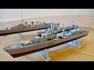 Royal Navy HMS Cossack, HMS Hotspur, HMS Manxman WW II