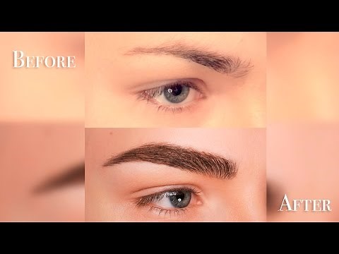 How to: Fake FULL/BUSHY Eyebrows for Men and Women