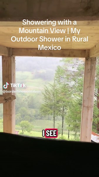 Showering with a Mountain View | My Outdoor Shower in Rural Mexico
