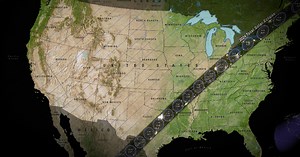 Descubre el mapa interactivo de la NASA que muestra el recorrido del eclipse solar total del 8 de abril