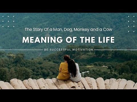 MEANING OF THE LIFE : THE STORY OF A MAN, DOG, MONKEY AND A COW