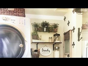 DIY Laundry Chute and Laundry Room Update