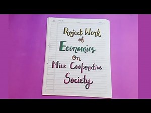 project work of class 11 economics | project file on Amul company |DIY Artist