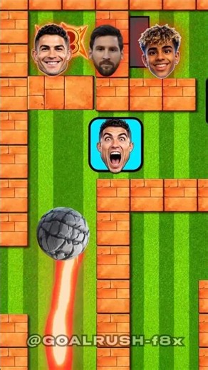 Monster Survival Maze Challenge – Ronaldo, Messi & Yamal in Danger! 😱🔥 #mazechallenge