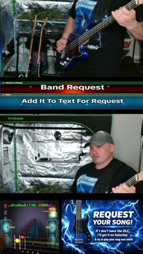 Rock the Mic: Your Song Request Live on Bass! #shorts