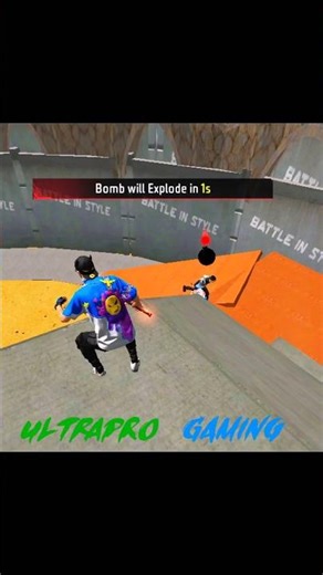 😱Bomb Explode Challenge!🥵Can I Survive ? #shorts #freefire