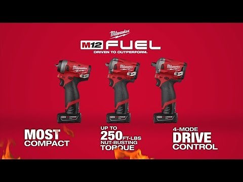 Milwaukee® M12 FUEL™ Stubby Impact Wrenches
