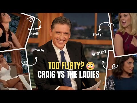 🔥 Craig Ferguson’s Flirtiest Moments With Stunning Guests! 😳💃