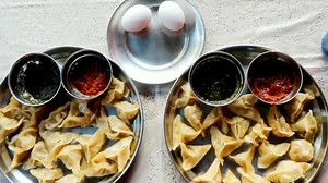 600K views · 2.2K reactions | Spicy Chicken Momo Eating Challenge In Bengali | Husband Vs Wife | Chicken Momo Eating Competition  https://youtu.be/LEiFs5JZ4uk | Diya Nag | Facebook