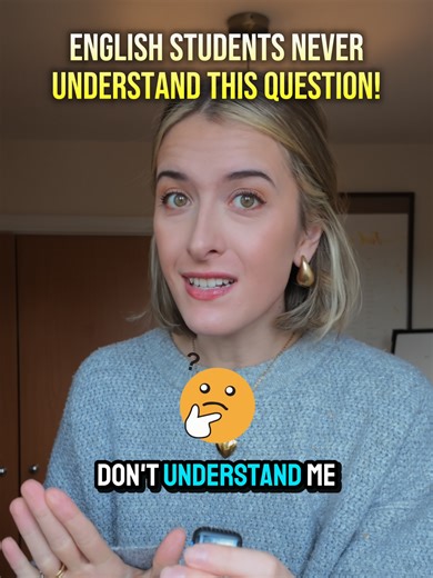 This question ALWAYS confuses my English learners! And it's so common! You really should learn how to answert this one... ✨ #english #learningenglish #learnenglish #ielts #esl