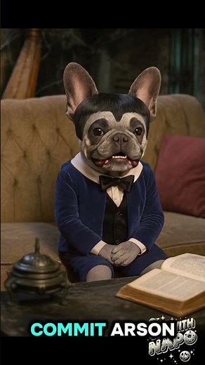 The Munsters 🐷 #Halloween #Munsters #LifeWithNapo #Frenchie #FrenchBulldog #Halloween #Horror