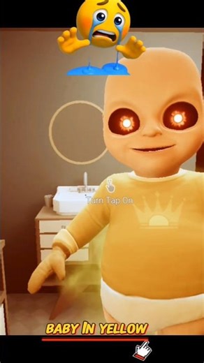 THE BABY IN YELLOW SCARED ME! 👶💛 Extreme Demon Mode Jump Scare! #Shorts #TheBabyInYellow gameplay