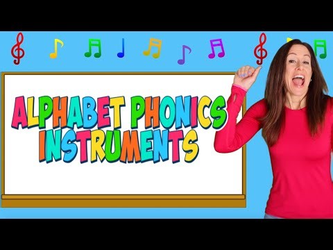 Alphabet Phonics Song Instruments for Children by Patty Shukla | Learn to Read | Sign Language