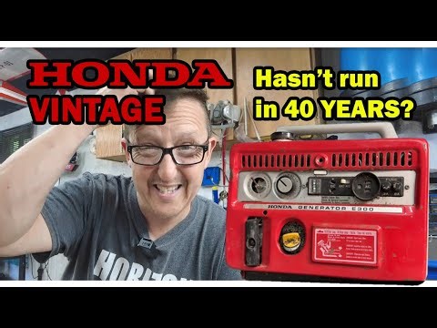 Reviving a Vintage Honda 4stroke generator. Has Not Run in 40 Years!