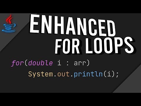 Enhanced For Loops in JAVA | (simple & easy)
