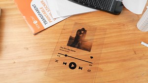 8.5K views · 182 reactions | A great idea for the decorative acrylic sheet. Let's record the most memorable moments. You can change to your favorite songs and pictures. Used material: HTVRONT Clear Printable Vinyl Bundle(Clear Sticker Paper+Laminated Paper) #cricut #cricutmade #cricutproject #htvront #diy #diys #diygifts #adhesivevinyl #craftvideo #crafter #gifts #silhouettecameo #custommade #printablevinyl | HTVRONT | Facebook