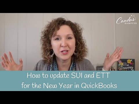 How to update SUI and ETT in QuickBooks