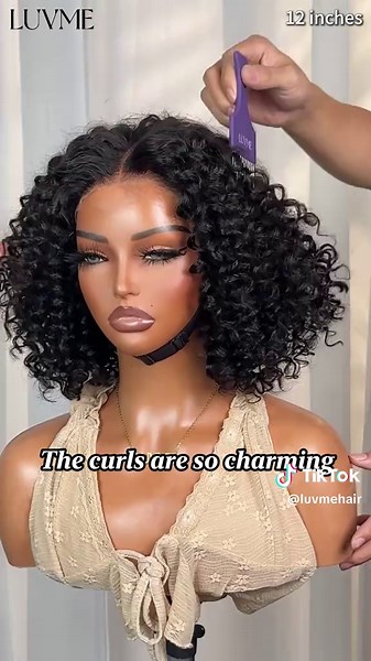 JUICY curls szn💅🏿 - Hair: Natural Black Deep Curly Glueless 5x5 Closure Pre-Cut Lace Wig Breathable Cap 👆🏽Link in my bio👆🏽 Use 26% off Code：LUVMETT（for new customer) - #luvme #luvmehair #luvmeglueless #luvmereview #luvmeforyou #wig #wigs #hair #hairstyle #hairstyles #glueless #glulelesswig #curlywig #blackgirlmagic