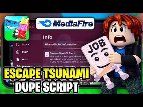 🌊 SCRIPT Escape Tsunami for Brainrots (SEM KEY) Auto dupe, GodMod, Remove Tsunami + Teleport 2026