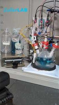 Batch process in a stirred tank reactor #chemistry #experiment #arduino #python #3dprinting