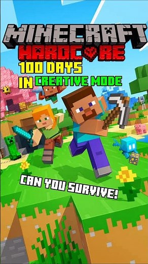 Can You Survive 100 Days in Minecraft 'Creative Mode’!