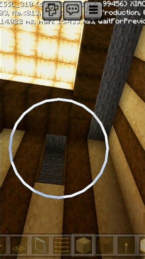 Minecraft Underground Secret Base in 30 second #shorts