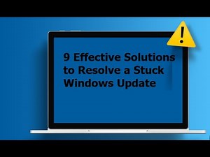 9 Effective Solutions to Resolve a Stuck Windows Update