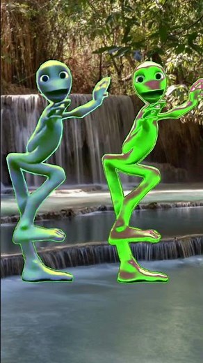 Dame tu cosita Green alien dance #dance #yt #short