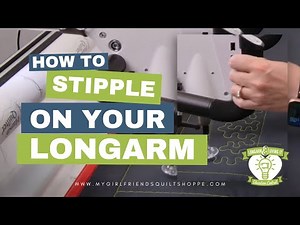 How to Stipple on Your Longarm!