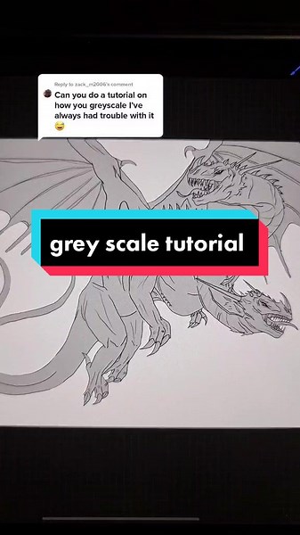 How to Create a Realistic Dragon: Grey Scale Tutorial for Art Beginners