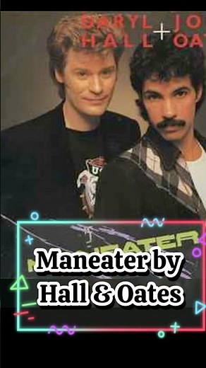 The MTV Era of Hall & Oates and Maneater #80smusic #pop #nostalgia #hitsongs #genx