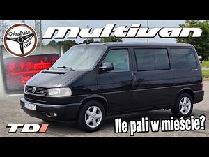 2002 VW T4 Multivan 2.5 TDI (151 KM) | Ile NAJMNIEJ spali w mieście?